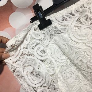 Off the shoulder shorts romper